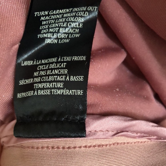 BLANKNyC Pink Crushed Velvet Zip up Moto Jacket - Picture 10 of 11